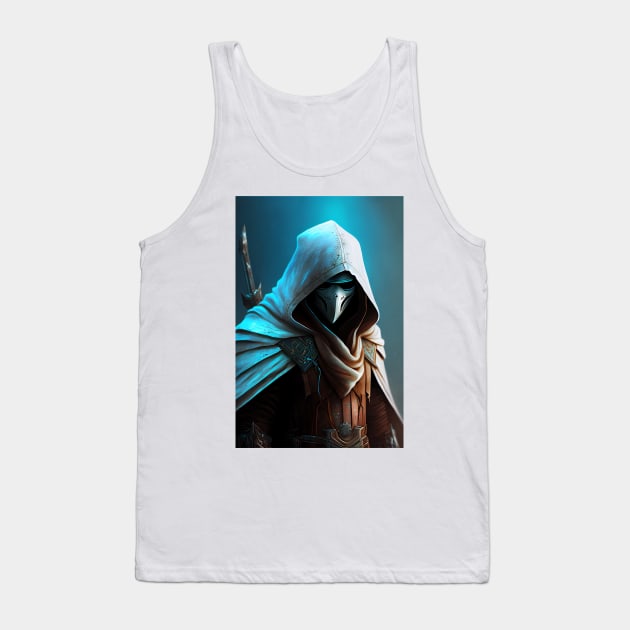 Robed Mysterious Assassin Tank Top by TortillaChief
